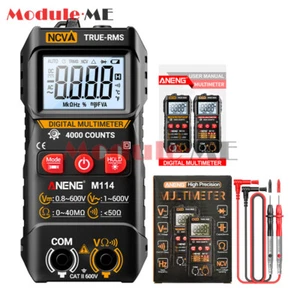 ANENG Digital Multimeter Automatic Voltmeter NCV Resistance Electrician Tester - Picture 1 of 26