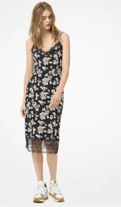 Michael kors Floral-Matte Jersey Slip Midi Dress S - Picture 1 of 5