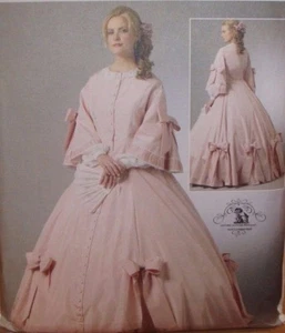 SEWING PATTERN Butterick 5543 CIVIL WAR DRESS Size 14-20 Nancy Farris - Picture 1 of 3