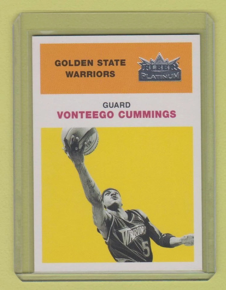 2001-02 Fleer Platinum Anniversary Edition Vontego Cummings Warriors #179/201 - Image 1 of 1