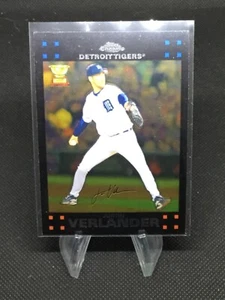 Justin Verlander 2007 Topps Chrome Rookie Cup #76 Detroit Tigers - Picture 1 of 2