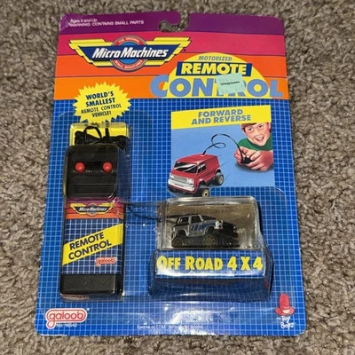 1989 Micro Machines Remote Control Off Road 4x4 Galoob 16540 New Sealed Vintage - Image 1 of 4