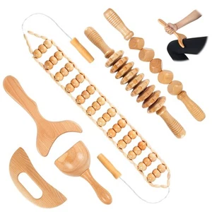 Wood Therapy Massage Tool 6 in 1,Lymphatic Drainage Massager Maderoterapia Ki... - Picture 1 of 7