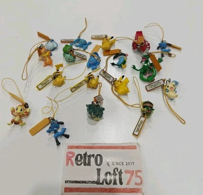 18 Pokemon Tomy Gacha Phone Charm Keyring Dangler 2010-2011 Bundle. Vgc. - Image 1 of 4