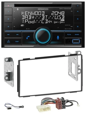 Kenwood CD 2DIN DAB USB MP3 Bluetooth Autoradio für Nissan Qashqai 2007-2013 - Bild 1 von 4