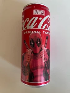 Lattina vuota Coca Cola Marvel Deadpool - Foto 1 di 1
