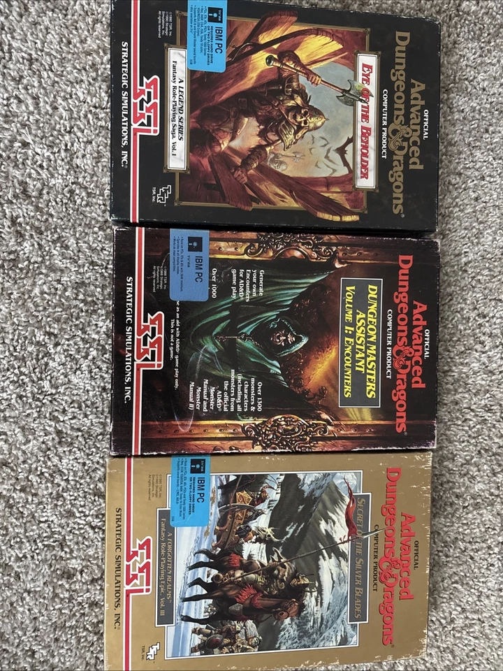 Advanced Dungeons & Dragons IBM PC Games - Eye Of The Beholder AD&D RARE - Image 1 of 4