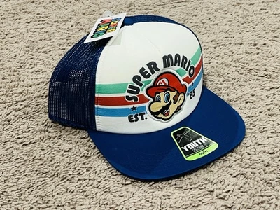 Juvenil SUPER MARIO EST.Gorra de béisbol ajustable Snapback Trucker '85 NUEVA MARIO Foto 1 de 4