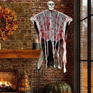 Hängende Halloween-Skelett-Dekoration, DIY, Gruseliger Geist-Requisit Für - Picture 1 of 7