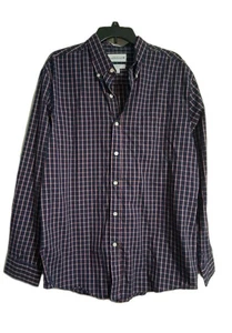 Men's Saddlebred Lonf Sleeve Button-down Shirt Size L - Picture 1 of 9