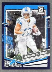 Amon-Ra St. Brown 2023 Panini Donruss Optic Purple Stars /15 #59 - Bild 1 von 10