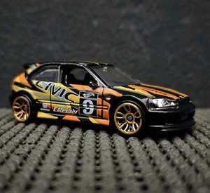 2023 Hot Wheels Unspun 99 Honda Civic Type R EK9 Preproduction No Date Code Base - Picture 1 of 8