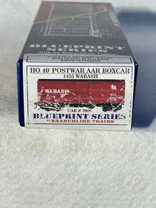 Nice Branchline Blueprint Series Wabash RR 40’    Box Car - Picture 1 of 2