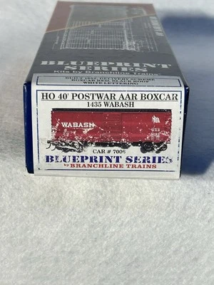 Nice Branchline Blueprint Series Wabash RR 40’    Box Car - Image 1 of 2