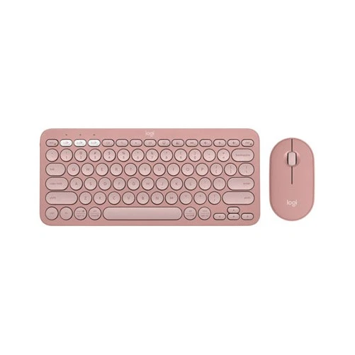 Logitech 920-012199 PEBBLE 2 COMBO MOUSE KEYBOARD TONAL ROSE - Image 1 of 1
