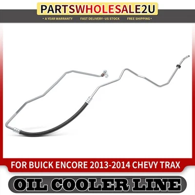 2x Inlet & Outlet Transmission Oil Cooler Line for Chevrolet Trax Buick Encore - Image 1 of 4