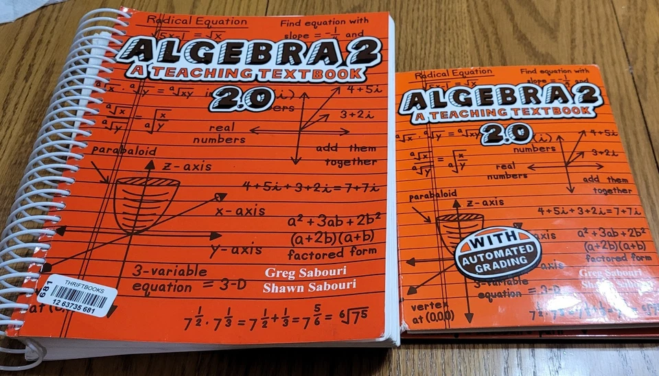 Teaching Textbooks 2.0 Algebra 2 Student Textbook + CD ROM, Auto Graded - Image 1 of 1