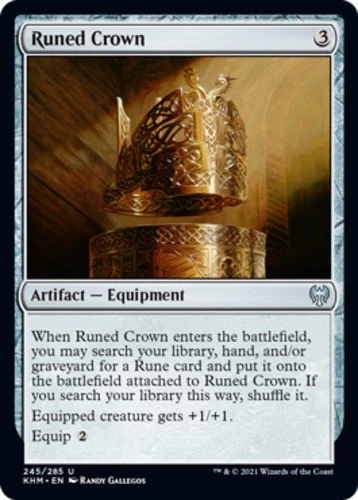 x1 Runed Crown - Kaldheim - NM - MTG - Image 1 of 1