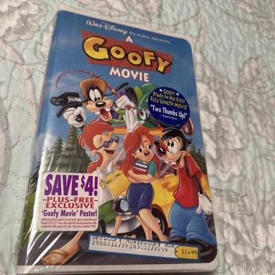 A Goofy Movie New Sealed Walt Disney 1995 VHS Clamshell Home Video - Image 1 of 4