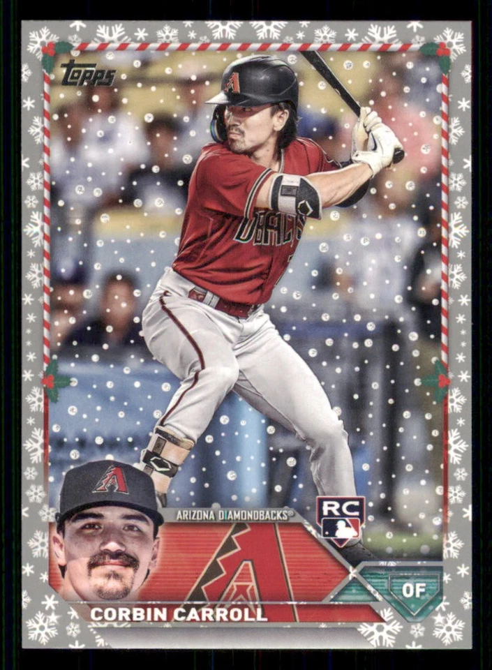 2023 Topps Holiday Metallic #H113 Corbin Carroll - Image 1 of 2