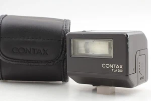 [Exc.5] Contax TLA200 BLACK Shoe Mount Flash For G1 G2 From JAPAN　＃10612 - Picture 1 of 10