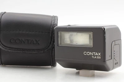 [Exc.5] Contax TLA200 BLACK Shoe Mount Flash For G1 G2 From JAPAN　＃10612 - Image 1 of 4