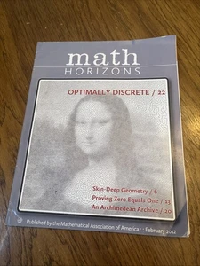 MATH HORIZONS Magazin FEBRUAR 2012 Mathematical Association TOP FS - Bild 1 von 10
