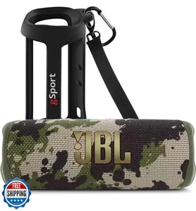 JBL FLIP 6 Waterproof Portable Speaker Bundle with gSport Silicone Sleeve (Gr - Picture 1 of 5