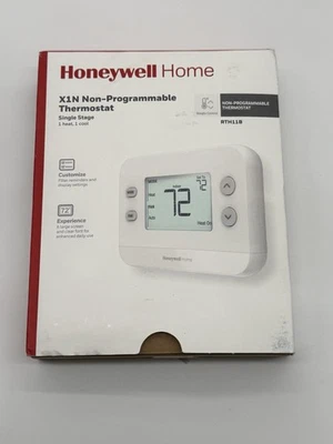 HONEYWELL X1N NON-PROGRAMMABLE THERMOSTAT SINGLE STAGE RTH11B - Image 1 of 4