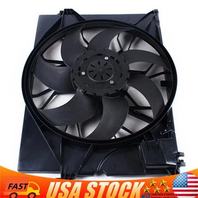 Radiator Cooling Fan Assembly For Mercedes Benz S550 Base Sedan 2007 2008-2013 Foto 1 de 4