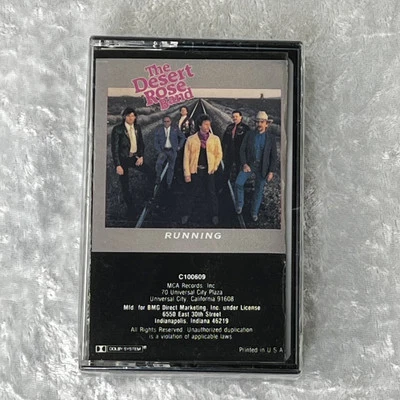 VTG The Desert Rose Band RUNNING Cassette Tape 1988 release Curb/MCA NEW SEALED - Image 1 of 3