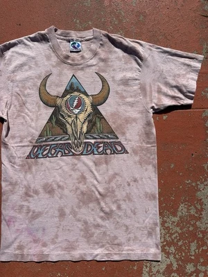Vintage 1994 Grateful Dead Las Vegas Tour T Shirt Men’s Large Pinkerton Tie Dye - Image 1 of 4