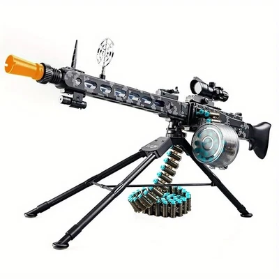 🔥 MG3 Soft-Bullet Machine Gun Toy – Semi/Full Auto 10–15m Range - Image 1 of 4