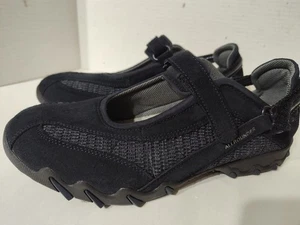 Allrounder by Mephisto 17021 Damenschuhe Größe 11 schwarzes bequemes Wildleder Mary Jane - Bild 1 von 10