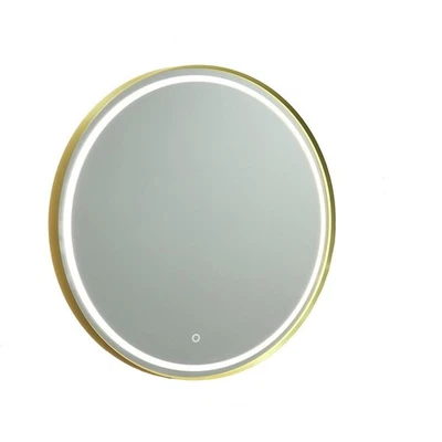 Artcraft Lighting AM351 Reflections 31.5 X 31.5 inch Brushed Brass LED Mirror - Image 1 of 4