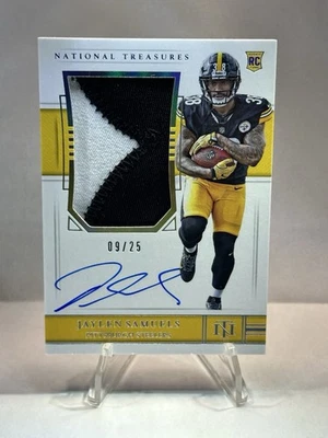 2018 Panini National Treasures - Rookie Patch Autograph Jaylen Samuels #181  /25 - Image 1 of 2