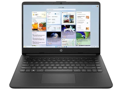 HP 14s-dq0011na Laptop - Intel® Pentium® with Microsoft 365 Personal 1 Year NEW - Image 1 of 4