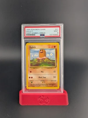 1999 Pokemon Game #47 Diglett Fight Symbol Error PSA 9 MINT - Image 1 of 2