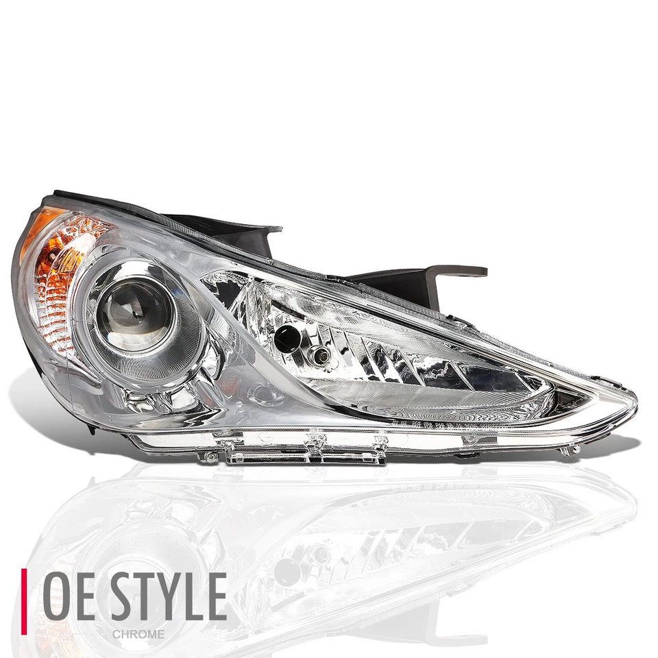 For 2011-2014 Sonata Right/Passenger Side Projector Driving Headlight Headlamp Foto 1 de 4