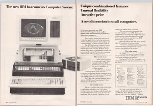 IBM Instruments Computer System 1982 Vintage Print Ad Technology - Picture 1 of 1