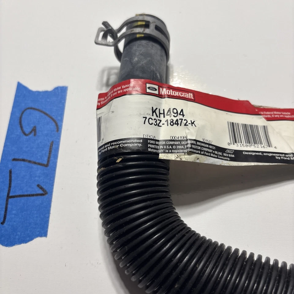 Manguera de calefacción Motorcraft KH-494 para F250 F350 F450 F550 Super Duty diésel Foto 1 de 4