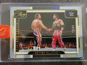 2024 Panini Three Count WWE - British Bulldog White /40 Timeless Moments 11B - Picture 1 of 2