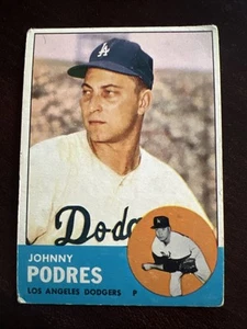 1963 TOPPS JOHNNY PODRES #150 VG Dodgers ⚾️ - Picture 1 of 2