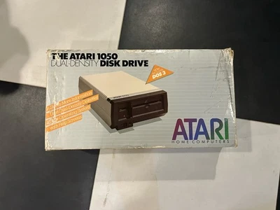 Atari 1050 Dual-Density Disk Drive Original Packaging with Cable - Image 1 of 4