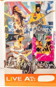Living Colour Time's Up Tour Promo Original Tour 80s Poster 24x36 RARE - Picture 1 of 4