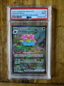 POKEMON TCG - ENGLISH 151 - VENUSAUR EX 198/165 - PSA 9 - Picture 1 of 2