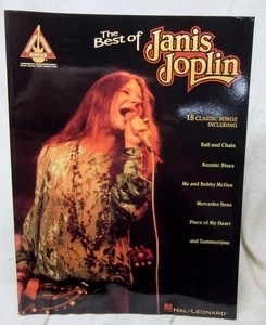 Libro de música para guitarra MEJOR de Janis Joplin, Hal Leonard Publ.  112 pgs ENVÍO GRATUITO - Imagen 1 de 1