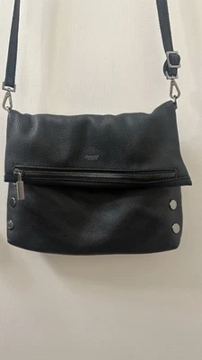 Hammitt VIP Studded Gunmetal Hardware Leather Fold-Over Zip Medium Crossbody - Image 1 of 4