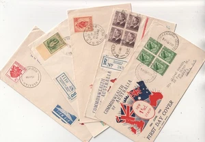 Australia fdc first day cover lot of 5 covers - Picture 1 of 2