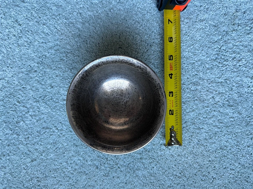 S. Kirk & Son Paul Revere 5" Cuenco Vintage Plata de Ley Foto 1 de 3